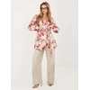 Italy Moda Marynarka-IT-MA-FL10158.02-raudona