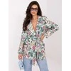 Italy Moda Švarkas moterims -IT-MA-FL10158.02-žalia