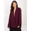 Italy Moda Švarkas moterims IT-MA-FL9916-1.07P-ciemny raudona