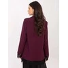 Italy Moda Švarkas moterims IT-MA-FL9916-1.07P-ciemny raudona