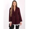 Italy Moda Švarkas moterims IT-MA-FL9916-2.12P-bordinė