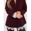 Italy Moda Švarkas moterims IT-MA-FL9916-2.12P-bordinė