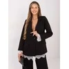 Italy Moda Švarkas moterims -IT-MA-FL9916-2.12P-juoda