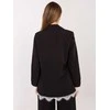 Italy Moda Švarkas moterims -IT-MA-FL9916-2.12P-juoda