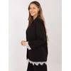 Italy Moda Švarkas moterims -IT-MA-FL9916-2.12P-juoda
