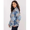Italy Moda Švarkas moterims -IT-MA-FL9928.15-ciemny mėlyna