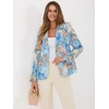 Italy Moda Marynarka-IT-MA-FL9928.15-mėlyna