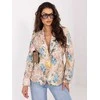 Italy Moda Švarkas moterims -IT-MA-FL9928.15-smėlio spalva