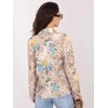 Italy Moda Švarkas moterims -IT-MA-FL9928.15-smėlio spalva