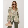 Italy Moda Švarkas moterims -IT-MA-FL9928.15-žalia