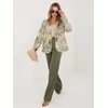 Italy Moda Švarkas moterims -IT-MA-FL9928.15-žalia