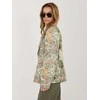 Italy Moda Švarkas moterims -IT-MA-FL9928.15-žalia