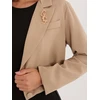 Italy Moda Marynarka-MI-MA-3232.90-ciemny bezowy