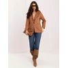 Italy Moda Marynarka-MI-MA-4207.59-camelowy