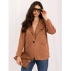 Italy Moda Marynarka-MI-MA-4207.59-camelowy