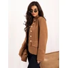 Italy Moda Marynarka-MI-MA-A342811.85-camelowy