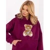 Italy Moda Megztinis-DHJ-BL-A8695-1,16-violetinė