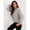 Italy Moda Megztinis-MI-SW-2912.10X-pilkas