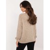 Italy Moda Megztinis-MI-SW-2912.10X-smėlio spalvos