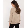 Italy Moda Megztinis-MI-SW-2912.10X-smėlio spalvos