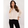 Italy Moda Megztinis-MI-SW-2912.10X-šviesiai smėlio spalvos