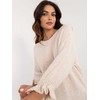 Italy Moda Megztinis-MI-SW-2912.10X-šviesiai smėlio spalvos