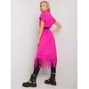 Italy Moda Megztinis moterims -DHJ-NA-A17206.69-fluorescencinė rožinė