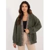 Italy Moda Kardiganas moterims-DHJ-NA-A8500.11P-khaki