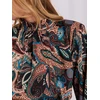 Italy Moda Palaidinė-DHJ-BZ-15170.39-juoda-smėlio spalvos