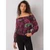 Italy Moda Palaidinė-DHJ-BZ-15175-2.10P-tamsiai violetinė