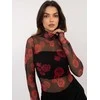 Italy Moda Palaidinė-DHJ-BZ-18275-2,61-juoda-raudona