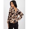 Italy Moda Palaidinė-DHJ-BZ-6550-1.29P-juoda-smėlio spalvos