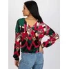 Italy Moda Palaidinė-DHJ-BZ-6550-4,40-tamsiai žalia