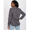 Italy Moda Palaidinė-DHJ-BZ-6825.56-juoda-balta