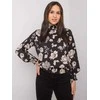Italy Moda Palaidinė-DHJ-BZ-8501.79-juoda-smėlio spalvos