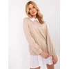 Italy Moda Palaidinė-MI-BZ-A5997.49-smėlio spalvos