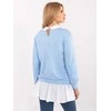 Italy Moda Palaidinė-MI-BZ-A5997.49-šviesiai mėlyna
