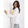 Italy Moda Palaidinė-MI-BZ-M6169.03-balta-geltona