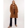 Italy Moda Paltas-DHJ-PL-19991.86-šviesiai rudas