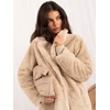 Italy Moda Płaszcz-IT-PL-2211.58-jasny smėlio spalva