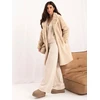 Italy Moda Płaszcz-IT-PL-2211.58-jasny smėlio spalva
