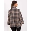 Italy Moda Paltas moterims -IT-PL-31820-2.21P-juoda