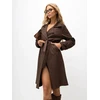 Italy Moda Płaszcz-MI-PL-A515116.84-ciemny ruda