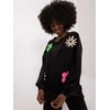 Italy Moda Veliūrinis laisvalaikio kostiumas moterims -DHJ-KMPL-8655.05-juodas