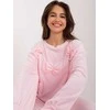 Italy Moda Veliūrinis laisvalaikio kostiumas moterims DHJ-KMPL-8850.68-šviesiai rožinis