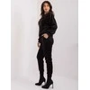 Italy Moda Veliūrinis laisvalaikio kostiumas moterims-DHJ-KMPL-8870.59-juodas
