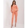 Italy Moda Veliūrinis laisvalaikio kostiumas moterims-DHJ-KMPL-8870.59-persikas