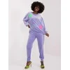 Italy Moda Laisvalaikio kostiumas moterims -DHJ-KMPL-8655.05-šviesiai violetinė