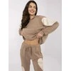 Italy Moda Set-MI-KMPL-M6156.98-šviesiai ruda