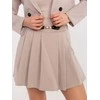Italy Moda Sijonas-MI-SD-G60501.66P-tamsiai smėlio spalvos